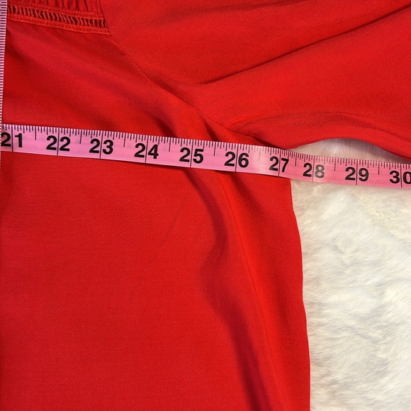 SOFT SURROUNDINGS Top Blouse Flowy NEW‎ Flouncy Boho Lace Soft Embroidery Red 2X - Picture 16 of 17